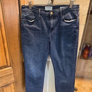 Frame Denim Women's Dark Blue Skinny Jeans